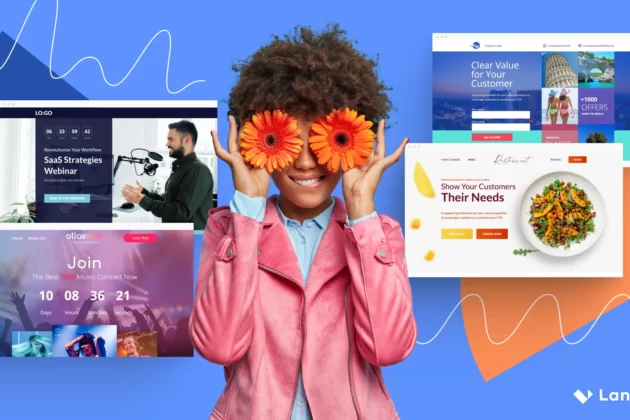 landing page design examples for inspiration